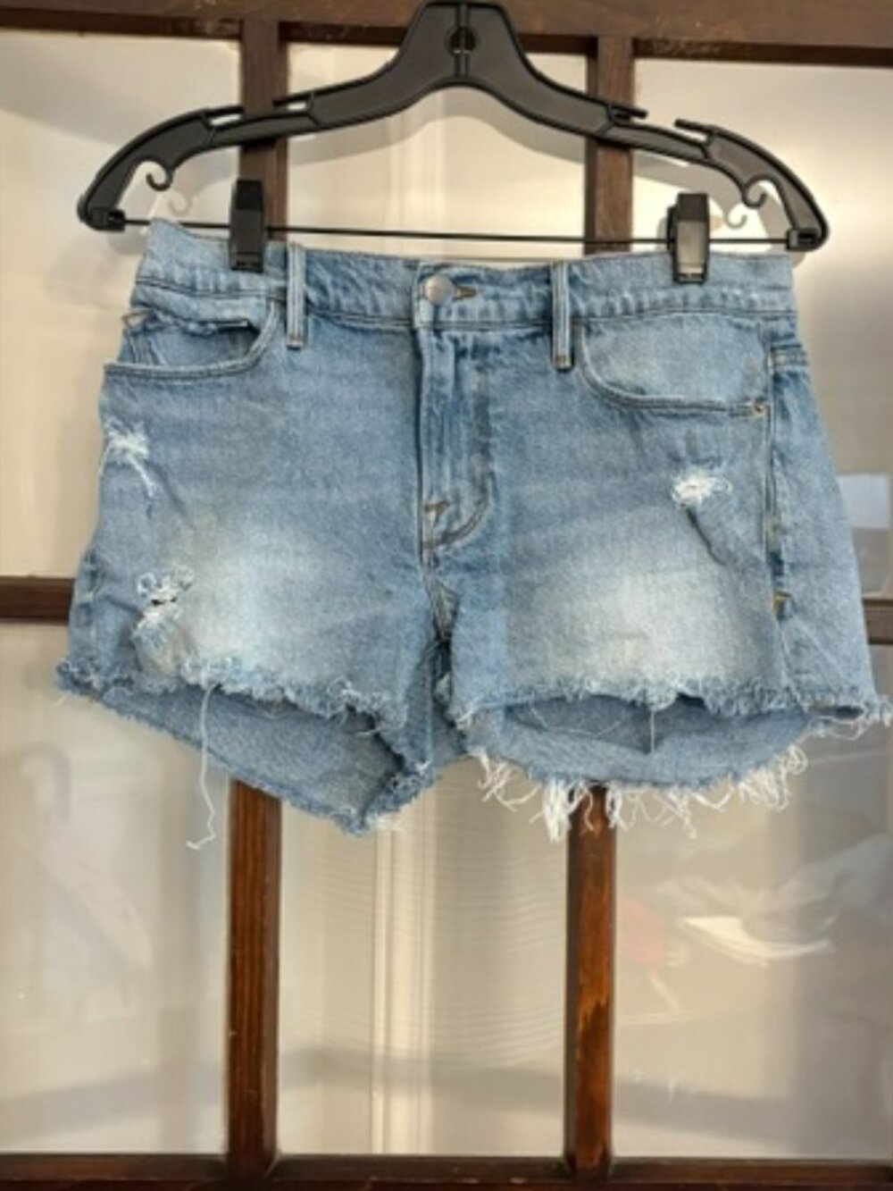 Frame Denim Cut-Off Shorts, Size 27